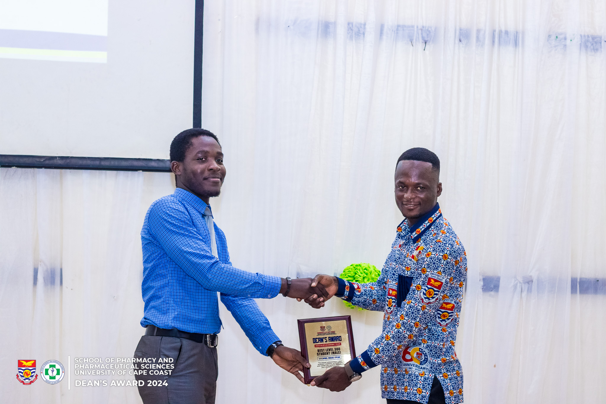 Otchere Isreal Kwabi (Best male PharmD UCC 3rd year student)