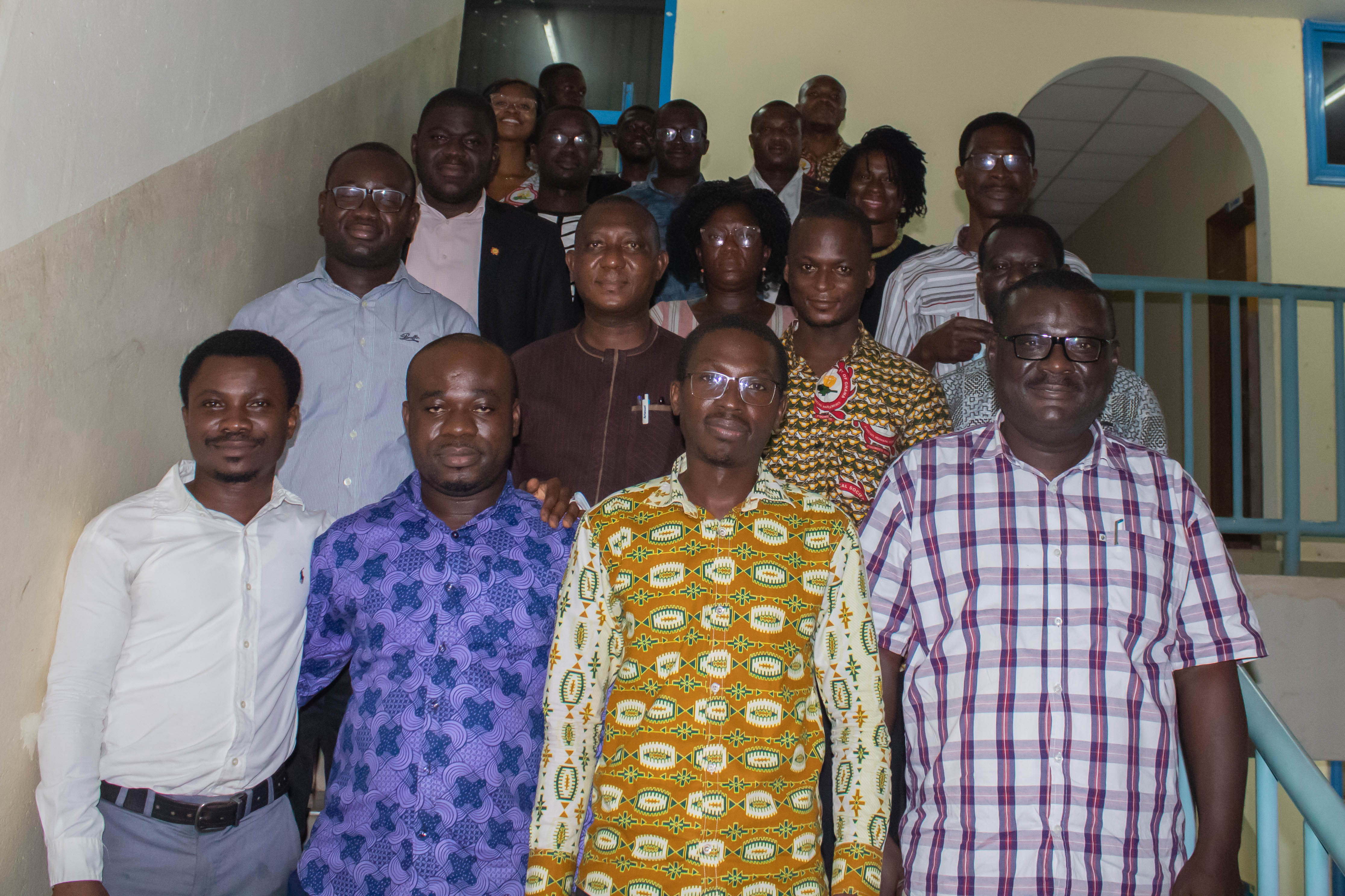 Group Picture with the Dean (Prof Elvis Ameyaw)