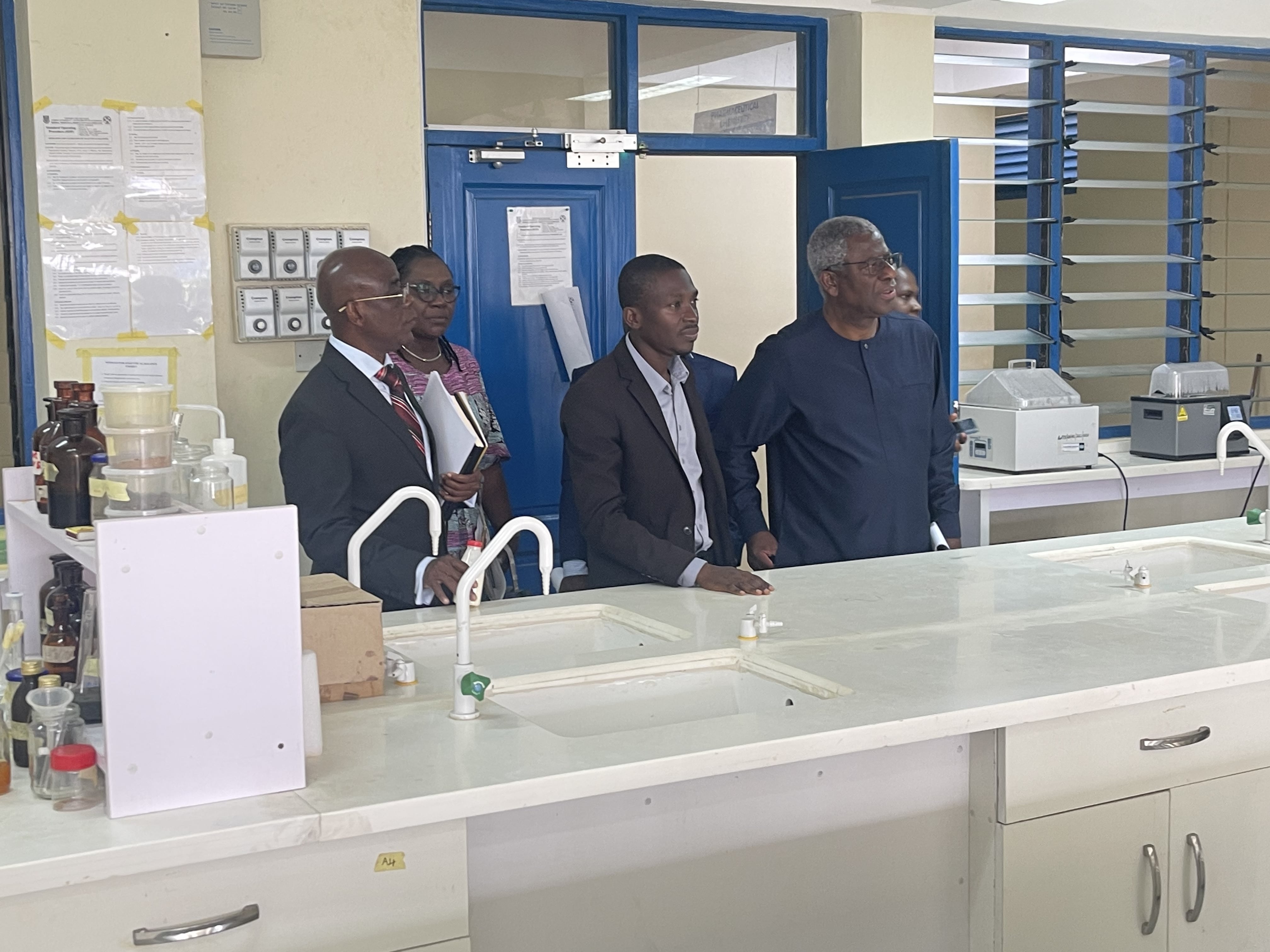 Lab inspection with the Pharmacy council Ghana