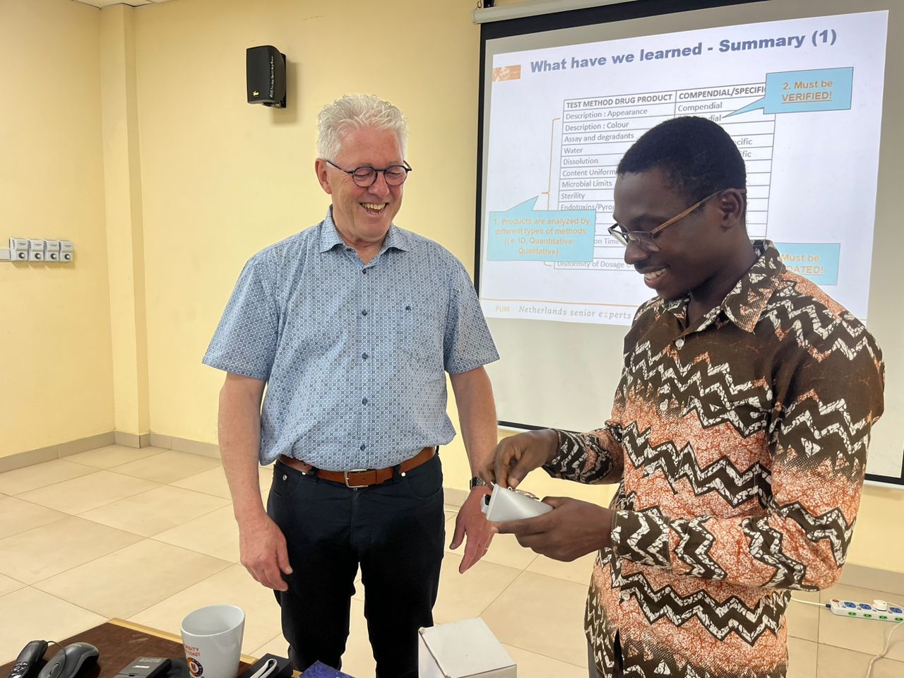 Professor Elvis Ofori-Ameyaw with Full Bright Scholar 