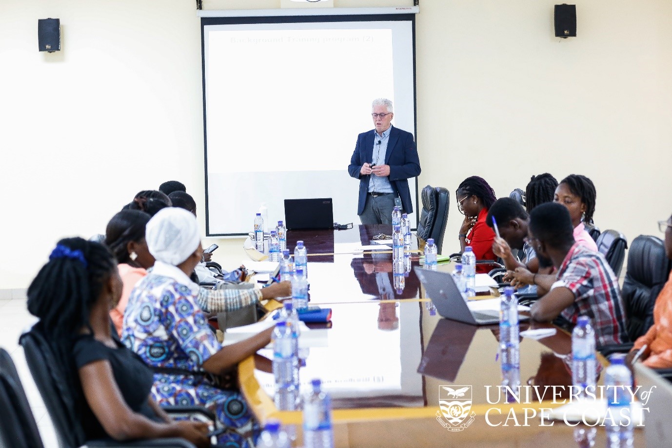 A Senior Expert from PUM Netherlands, Jos Kessels, training participants in Good Manufacturing Practices (GMP)