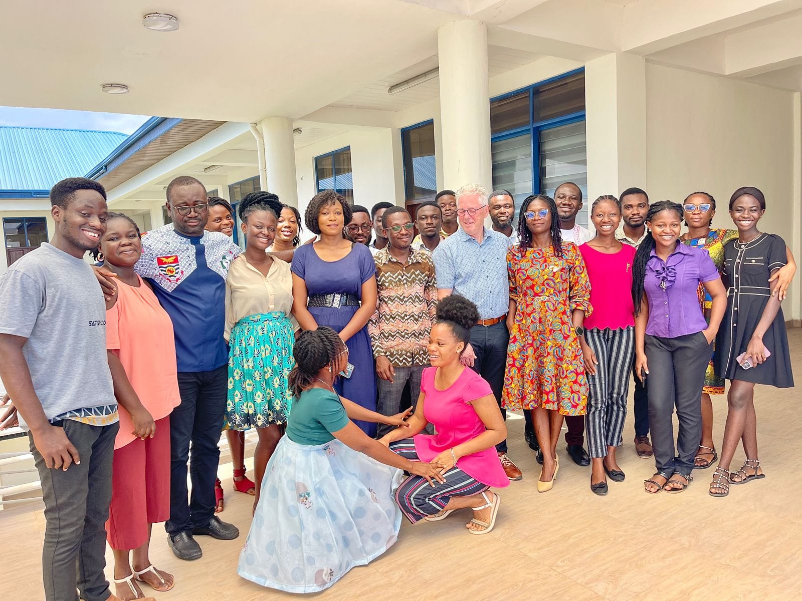 A group picture after the GMP Training with member staff, the dean and the facilitator.