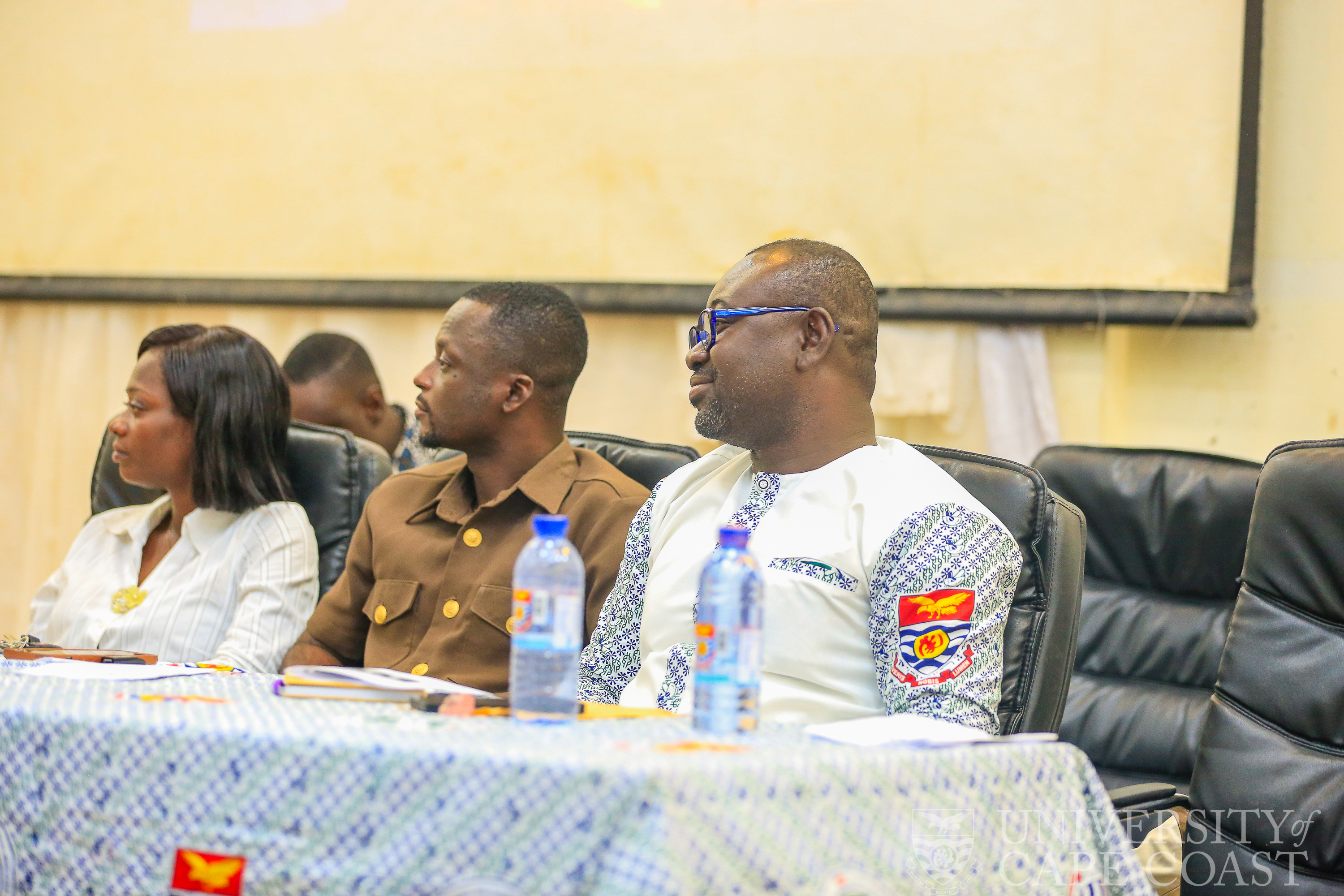 Dean: Prof Ernest Obese with the Vice Dean (Dr Tabiri)