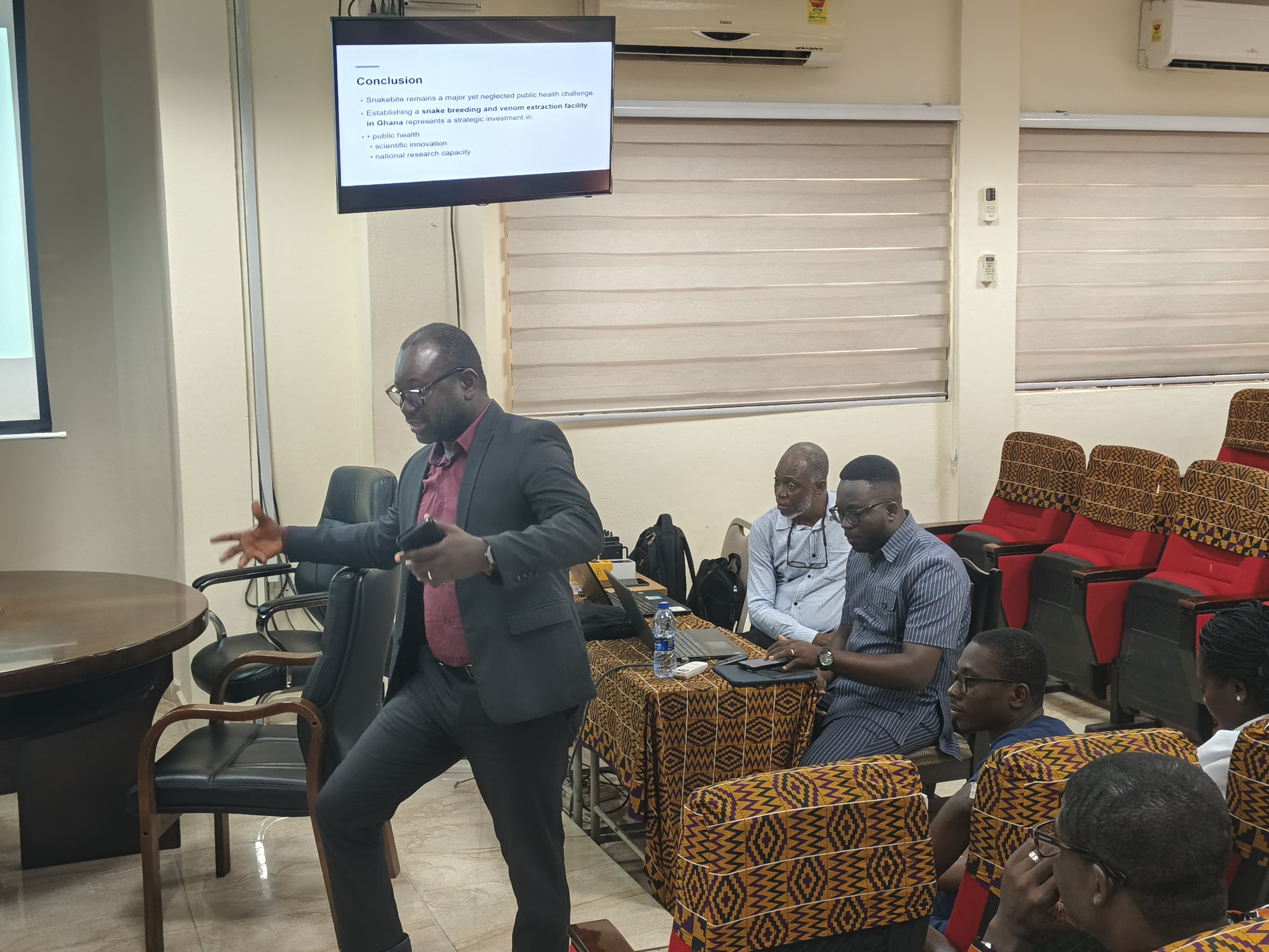 Dean of the School of Pharmacy and Pharmaceutical Sciences, Prof. Ernest Obese,