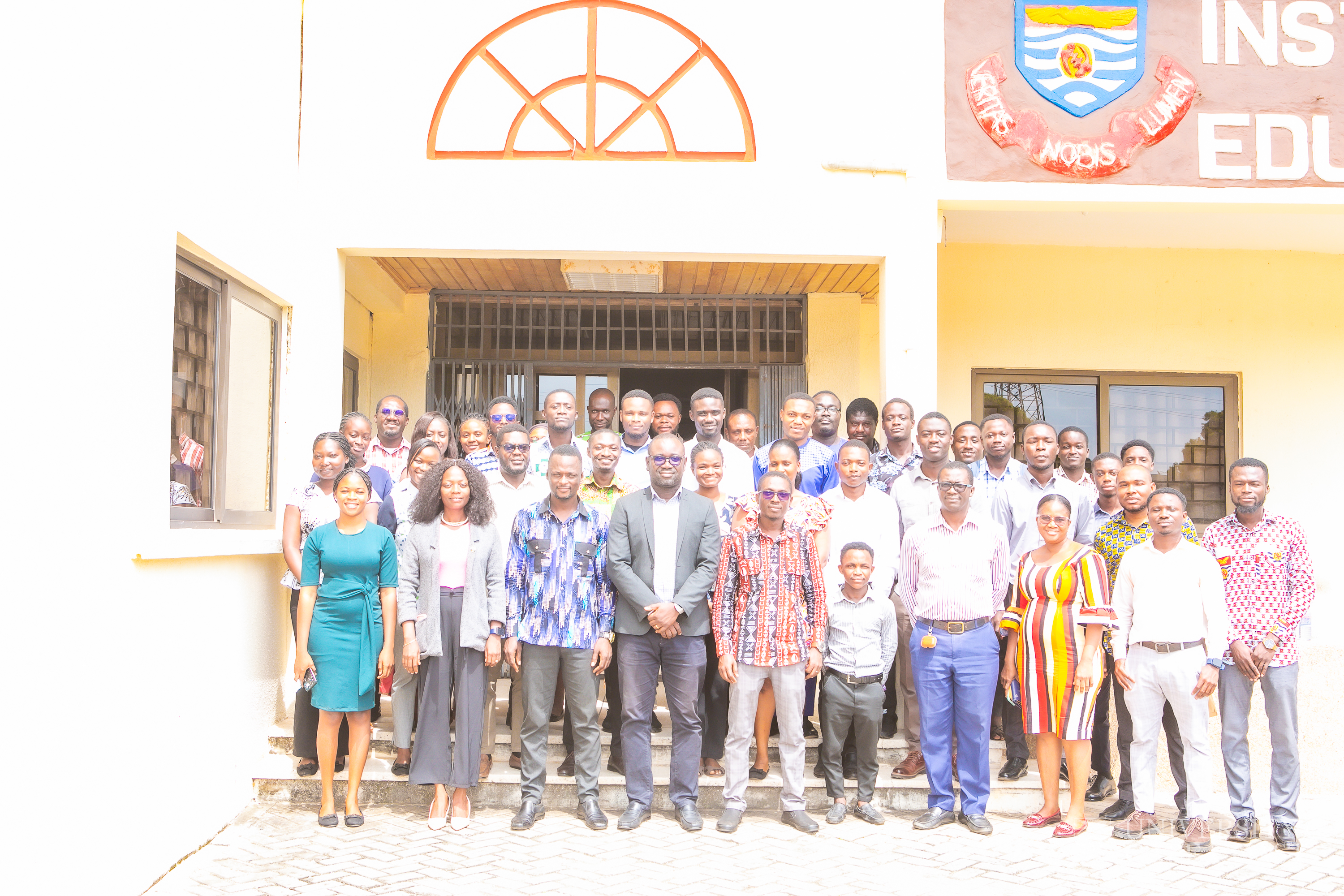 A group picture of SOPPS Staffs and SOPPS NSS personnel 