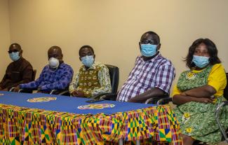 The Dean and the members of high table