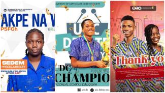Miss Priscilla Sedem Degley, Mr. Michael Boakye-Danquah, Mr. Weare Norvi