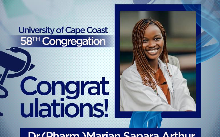 Dr.(Pharm) Mariam Sapara Arthur (Overall Best Student)
