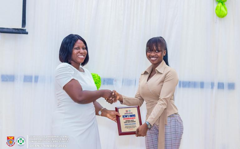 Sapara Arthur Marian (Best female PharmD UCC 5th year student)