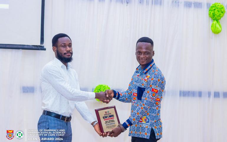 Boateng Fredrick Osei (Most Improved PharmD UCC 5th year student)