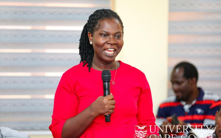 Dr Esther Oppong, HOD for Pharmaceutics, School of Pharmacy and Pharmaceutical Science, UCC