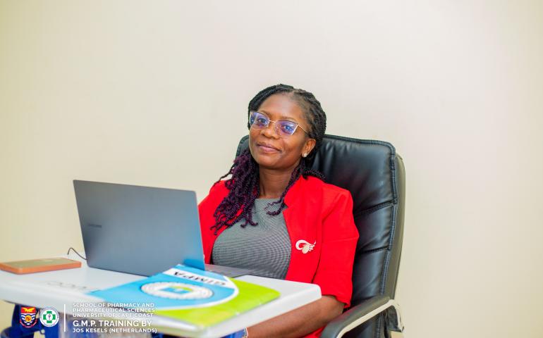 Mrs Esther Nimo, the School of Pharmacy's Faculty Officer.