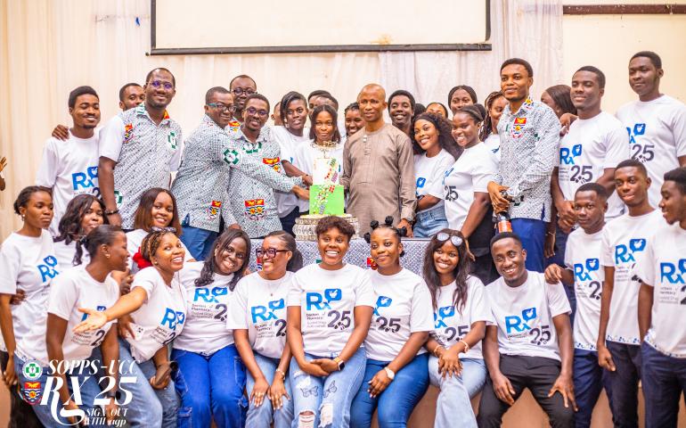 SOPPS-UCC Rx 25 with the Provost