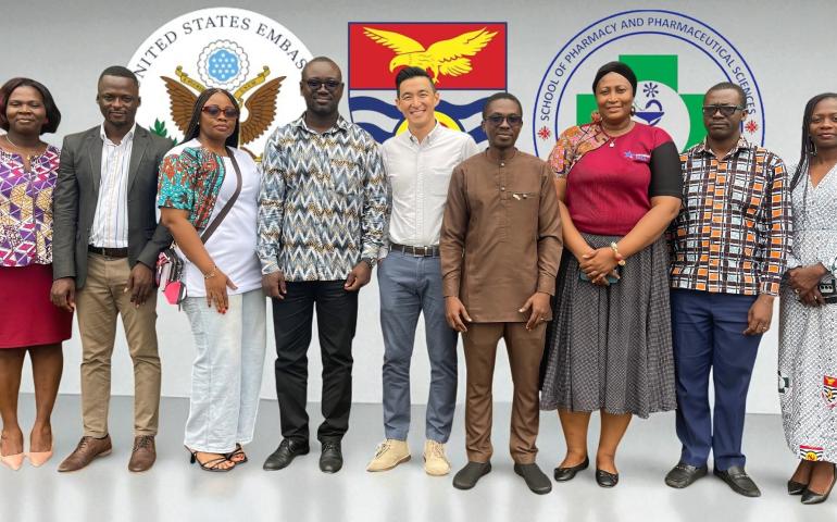 SOPPS Executives in Group picture with the US Embassy Public Diplomacy Team
