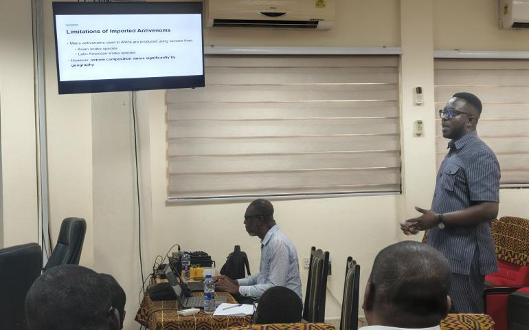 strategic engagement with key institutions, including the National Vaccine Institute, German Corporation for International Cooperation (GIZ), Centre for Plant Medicine Research (CPMR), Forestry Commission of Ghana, and Atlantic Life Sciences