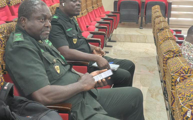 Mr. Enoch Ashie, Acting Head of the Wildlife Division of the Forestry Commission of Ghana