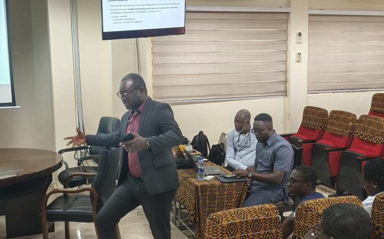 Dean of the School of Pharmacy and Pharmaceutical Sciences, Prof. Ernest Obese,